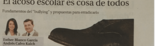 Artículo de opinión de la Clínica Persum en la Nueva España: El acoso escolar es cosa de todos.