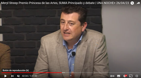 Andrés Calvo, en el programa de TV “Una Noche Más”